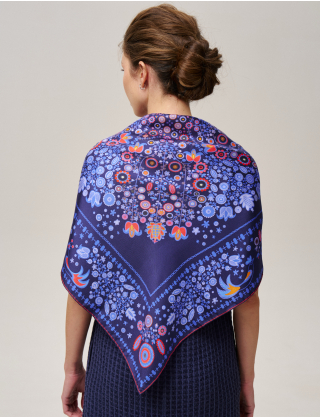 Картинка Шовкова хустина «Слобожанщина. Безкрає небо»